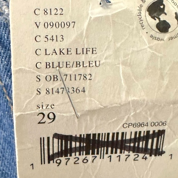 Free People Equinox Denim Trousers Lake Life Blue 29 Wide Leg Jeans Slouchy - Picture 9 of 16